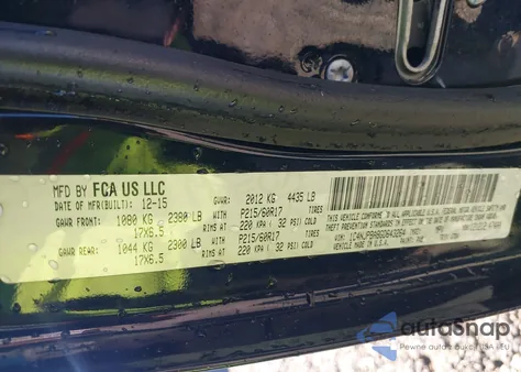 2016 Jeep Patriot Sport Se from USA, damaged, VIN 1C4NJPBA8GD643264